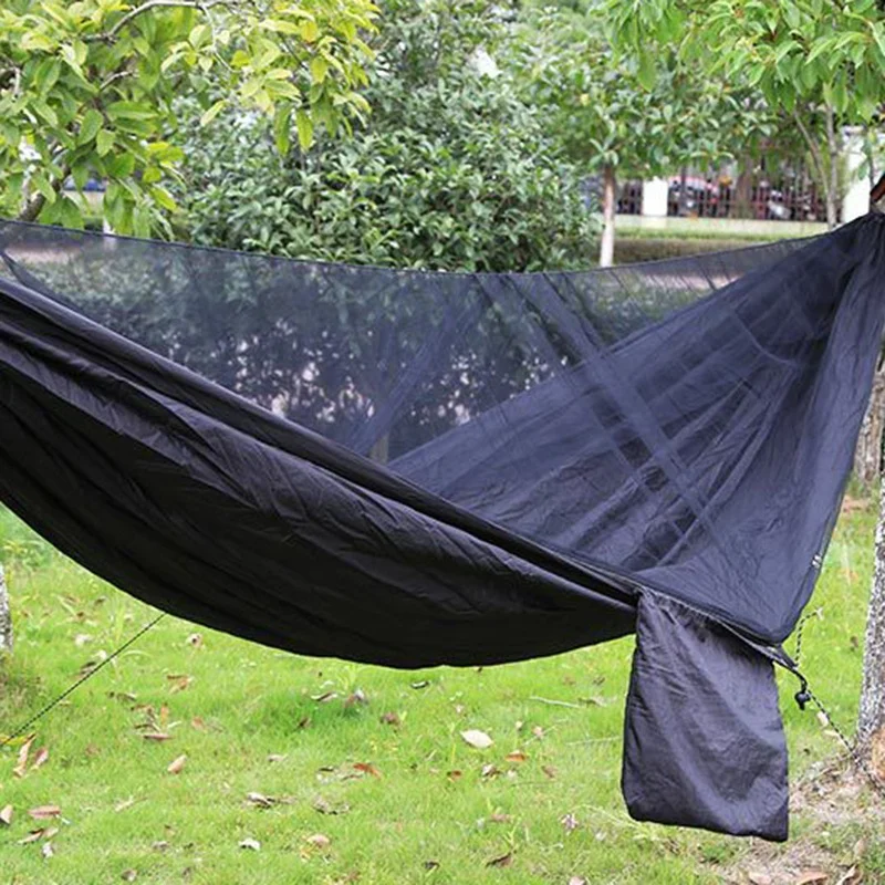

Portable Camping Hammock with Mosquito Net Lightweight Double Hammock for Indoor,Outdoor, Hiking, Camping