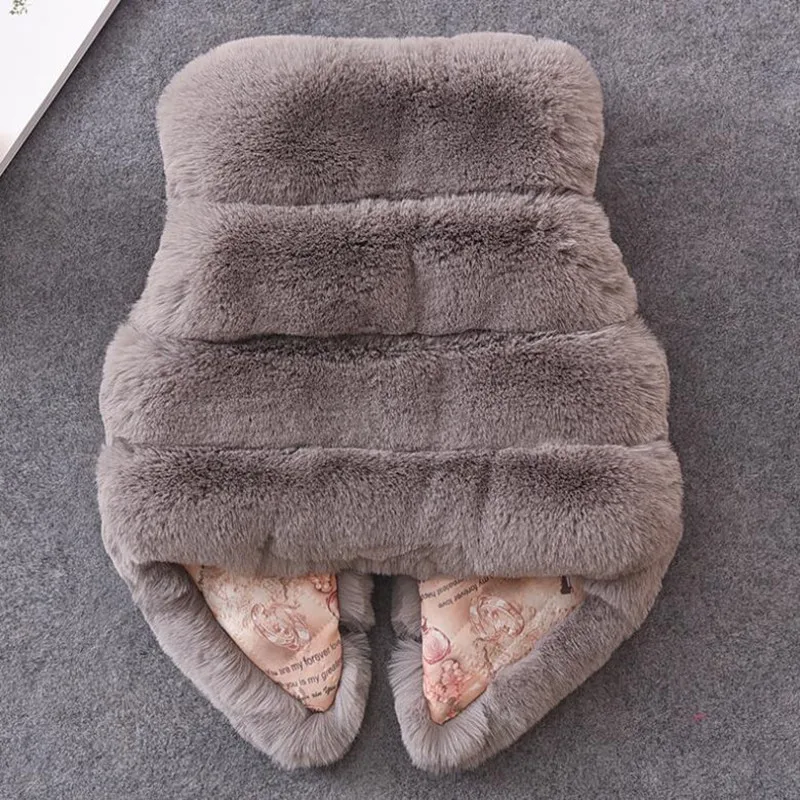 

Baby Children Clothes Girls Fur Outerwear Autumn Winter Fashion Thick Warm Faux Fur Environmentally Friendly ur Colorful Vest