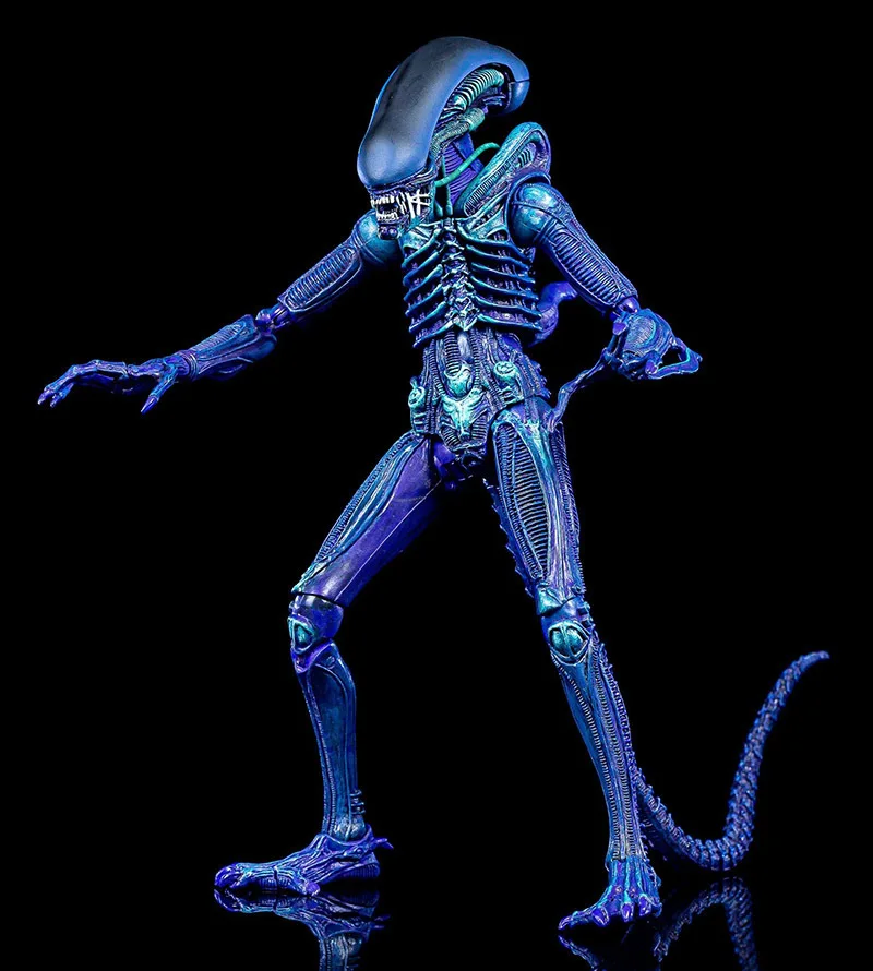 Нека воин синие инопланетяне масштаб Xenomorph Alien экшен фигурка Удлиняемая