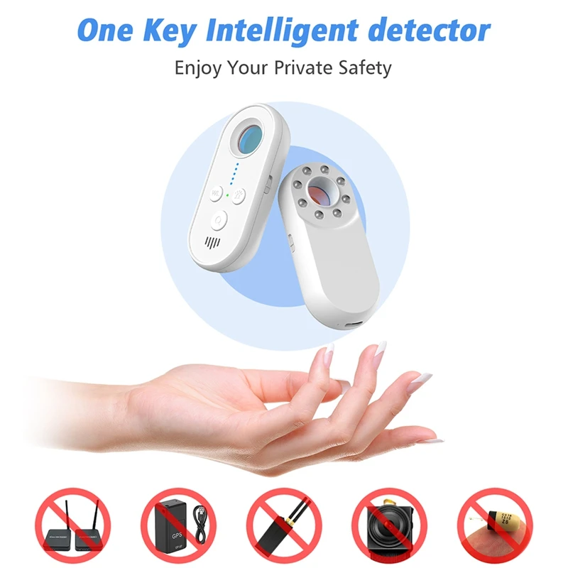 retail portable anti detector rf signal scanner hotel camera detector wireless mini audio gsm bug finder free global shipping