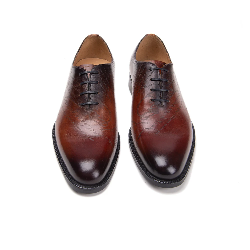 Leather Shoes Men Oxford Genuine Shoe Vintage Retro Wedding Office Fashion Formal Party Brand Luxury Mens Casual | Обувь