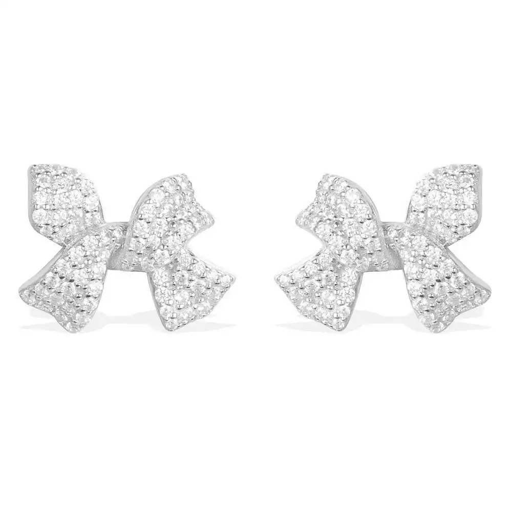 

Bright Zircon Ring Earrings For Women High Quality Romantic Jewelry Monaco Personality For Wedding