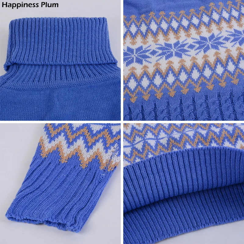 

2020 New Women's Winter Warm Turtleneck Sweaters Dress Knitted Female Long Christmas Pullovers Patchwork Knitwear Mini Bodycon