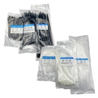 300pcs nylon cable self locking plastic wire zip ties set 2100 3100 2150 3150 industrial supply fasteners hardware cable