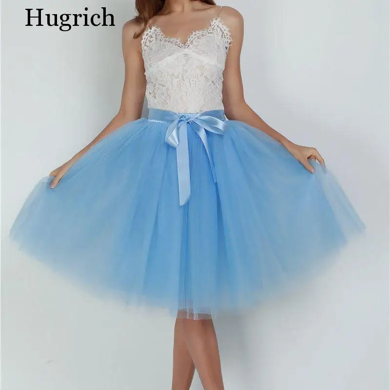 

65cm Fashion Tulle Skirt Pleated Tutu Skirts Women Lolita Petticoat Bridesmaids Sweet Party Midi Skirt Jupe Saias Faldas