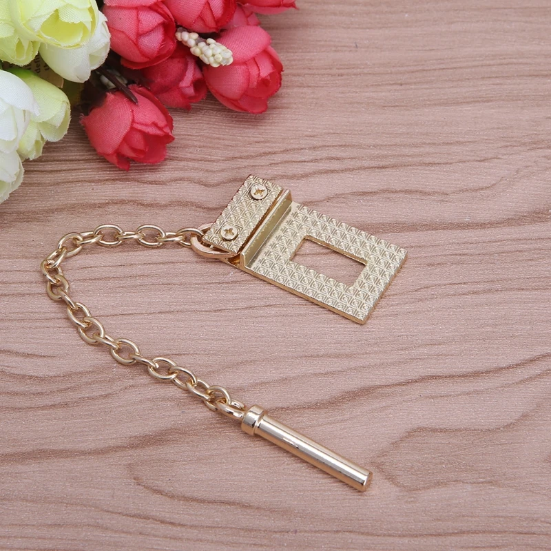 

Rectangle Handbag Twist Lock DIY Craft Case Clasp Metal Buckle Switch Button