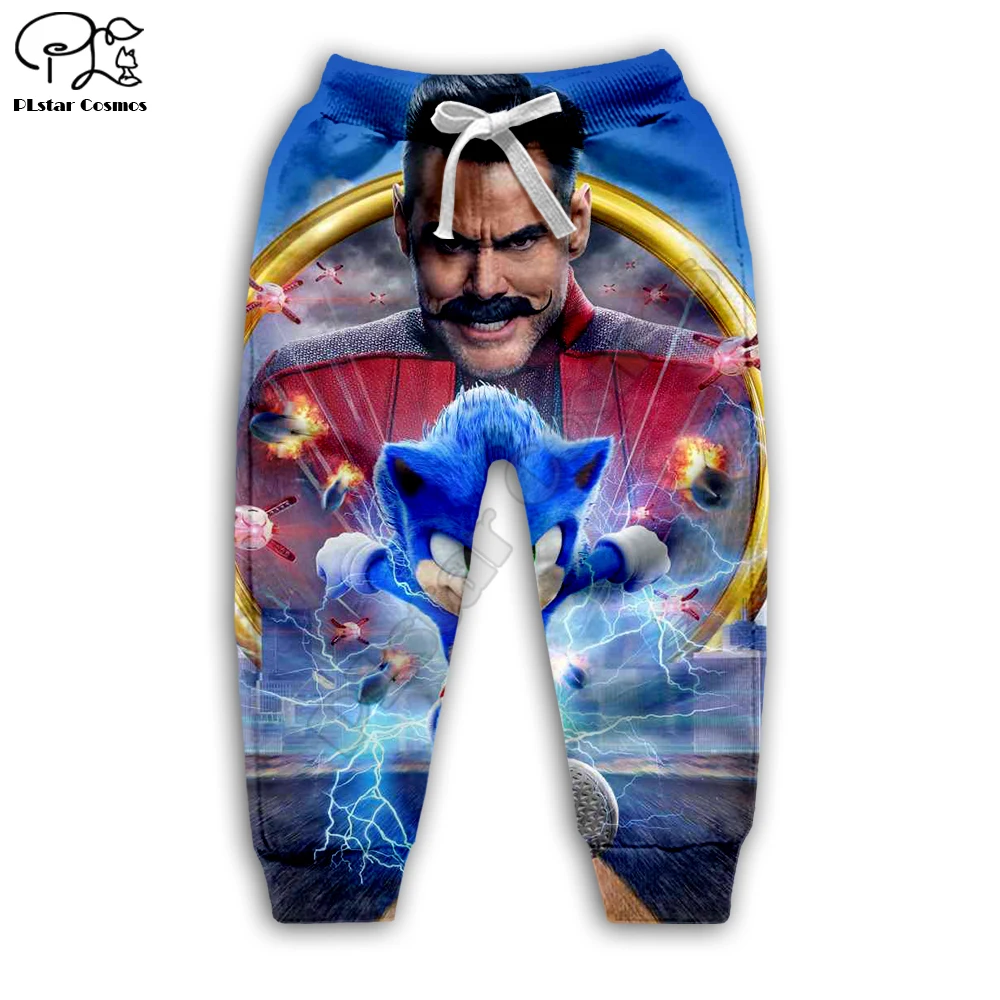 

Super Sonic 3d printed Hoodies boy for girl Sweatshirt funny Cartoon Tracksuit zip Hoodies/pants/t shirt kids apparel style-2