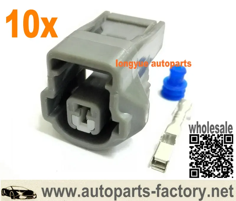Longyue 10 шт. 1 Pin двигателя стук Сенсор разъем для Toyota/Lexus 1UZ 1JZ 2JZ 3S-GE и т. д | Автомобили