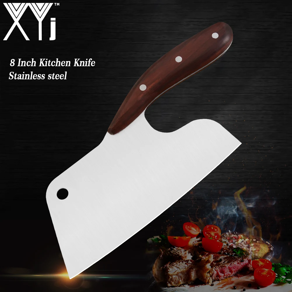XYj кухонный нож-слайсер из нержавеющей стали с полной ручкой измельчитель