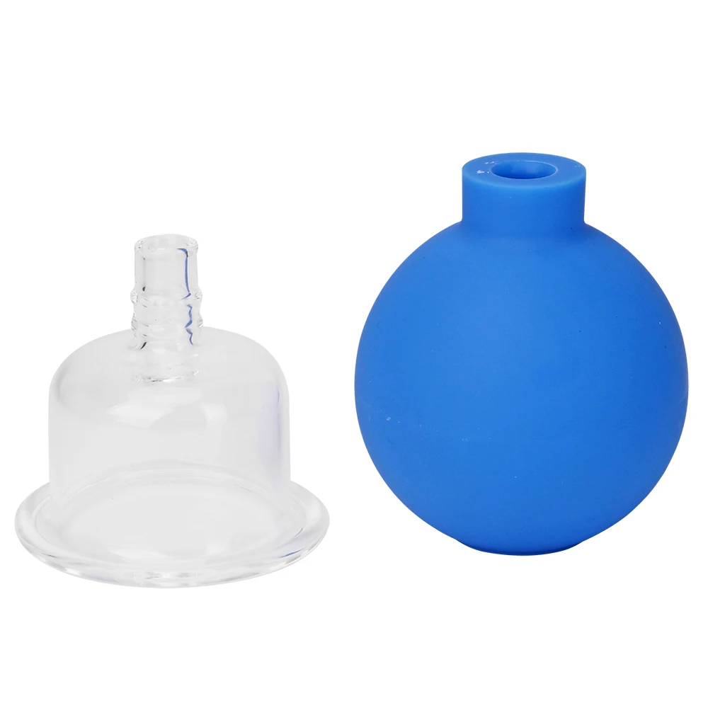 Резиновая головка Стекло вакуумный массажер для тела в виде банок ventosa при помощи