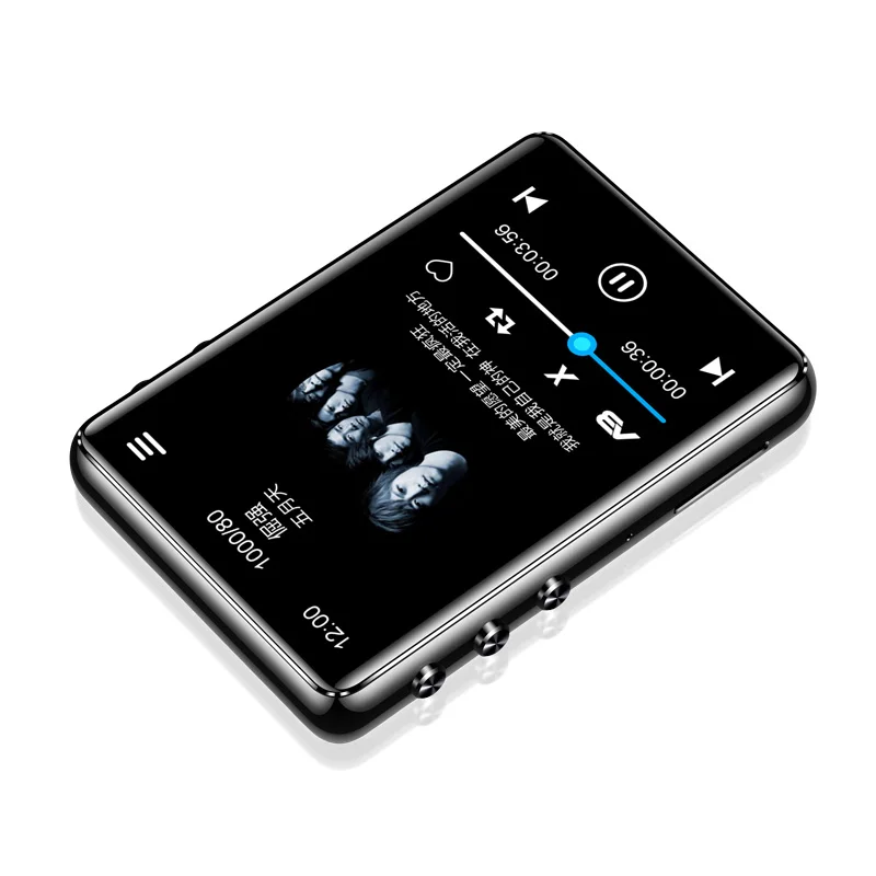 Mp3 плеер Bluetooth 5 0 металлический сенсорный экран 2 4 дюйма колонка 16 ГБ с электронной
