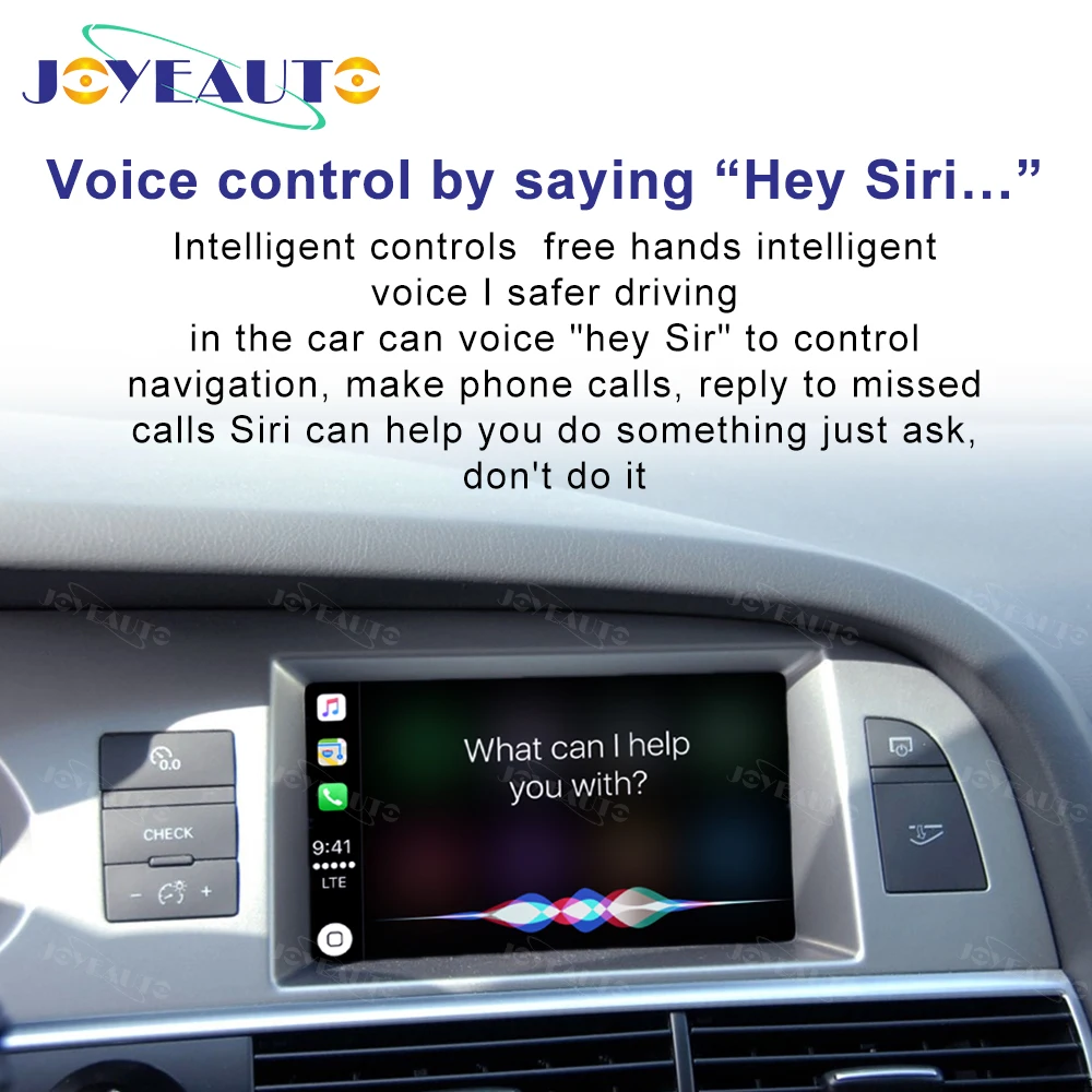 joyeauto wireless apple carplay for audi a4 b8 a6 c6 mmi 2g 2005 2008 android mirroring car play multimedia box accessories free global shipping