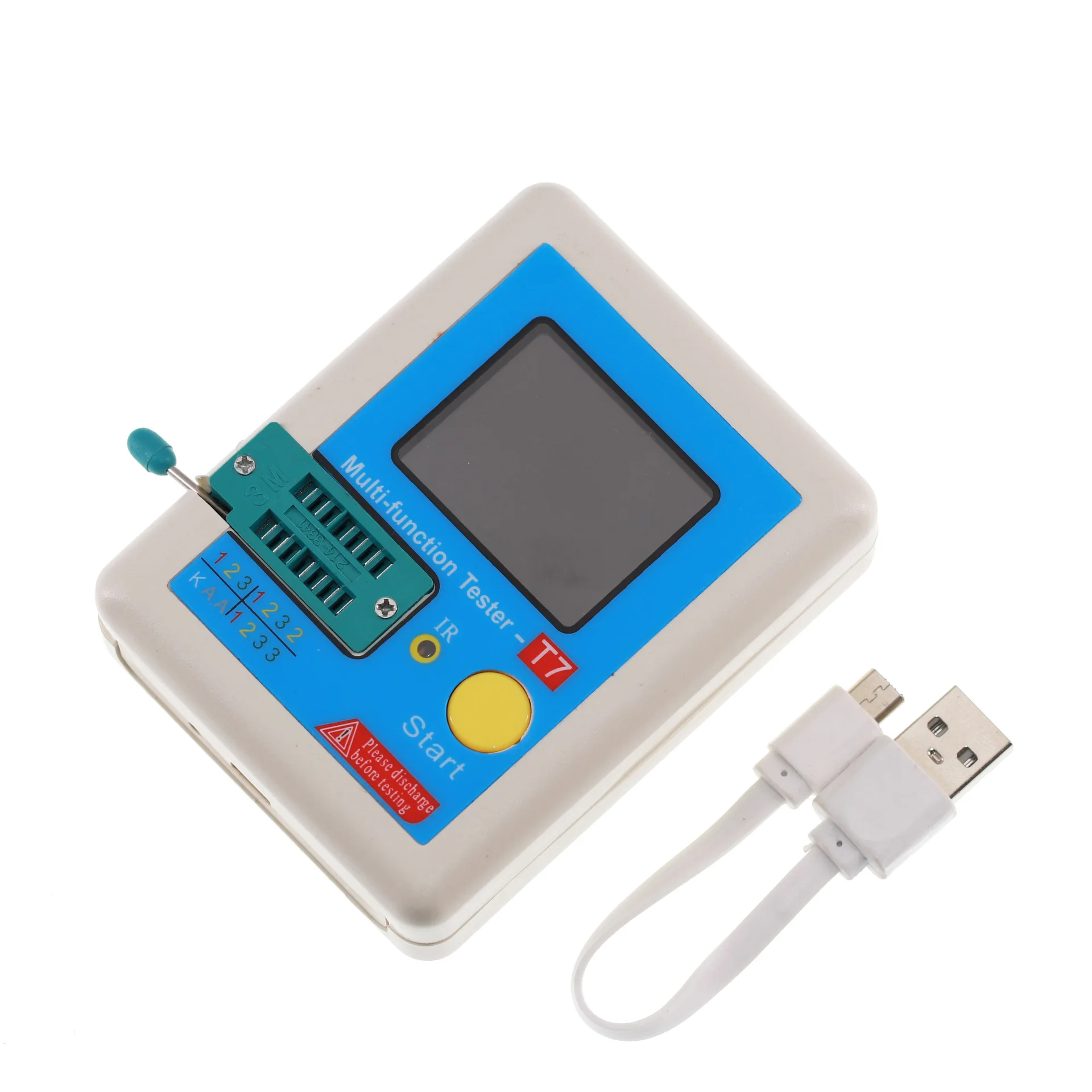 High-Speed Transistor Tester LCR-T7 Full-Color Screen Graphic Display Finished ESR Meter Multifunctional Test | Автомобили и