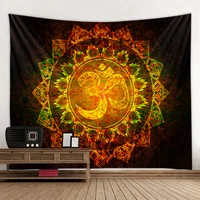 buddha statues in the field red buddha tapestry background decoration tapestry digital printing environmental protection without