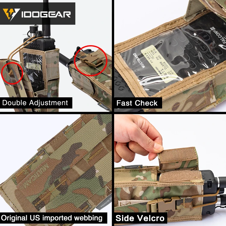 Тактический радиоприемник IDOGEAR держатель рации MOLLE MBITR PRC148/152 страйкбол
