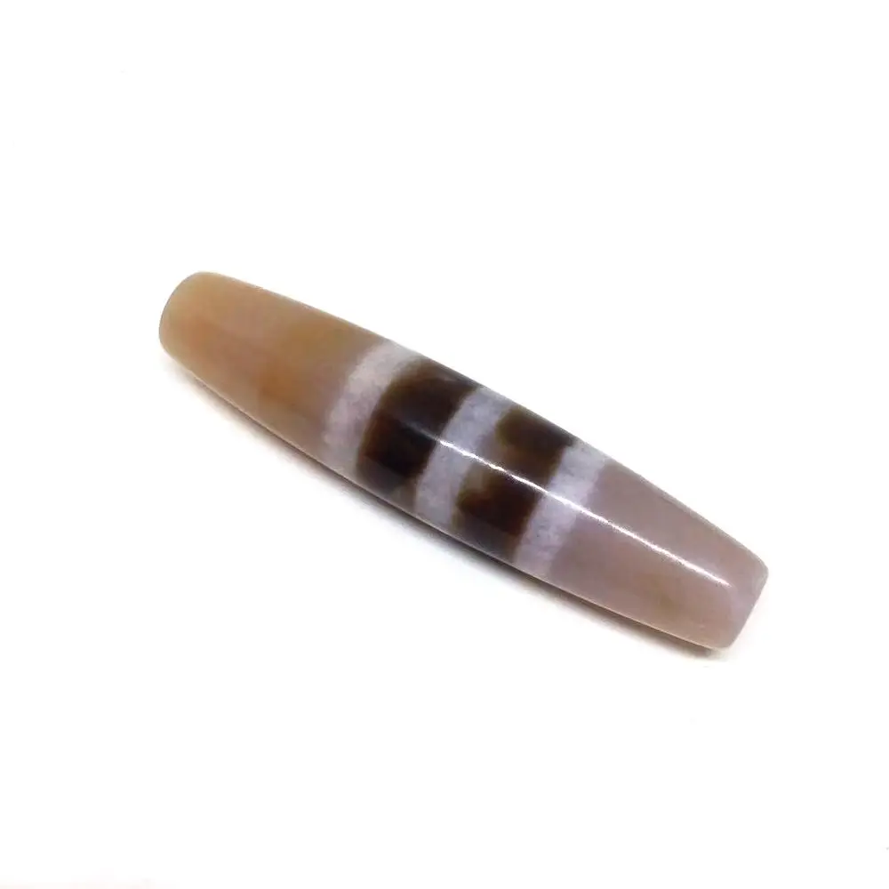 AAA Grade Tibet Strip Beads 13MM*58MM Natural Agate First-line pharmacist Powerful Amulet Tibetan Dzi DIY Jewelry | Украшения и