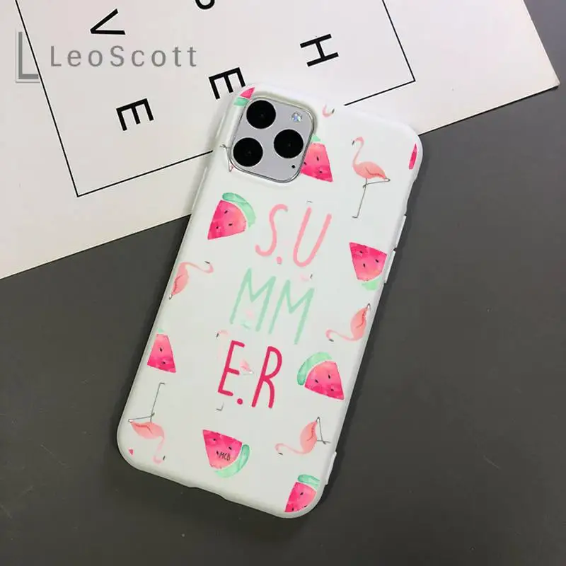 

watermelon creativity design Phone Case Candy Color for iPhone 11 12 mini pro XS MAX 8 7 6 6S Plus X 5S SE 2020 XR accessorie