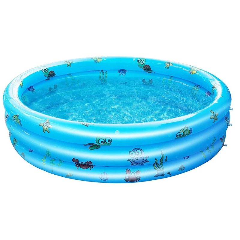 

Garden Round Inflatable Baby Swimming Pool Portable Inflatable Child Paddling Pool Garden Outdoor Water Game Play Center