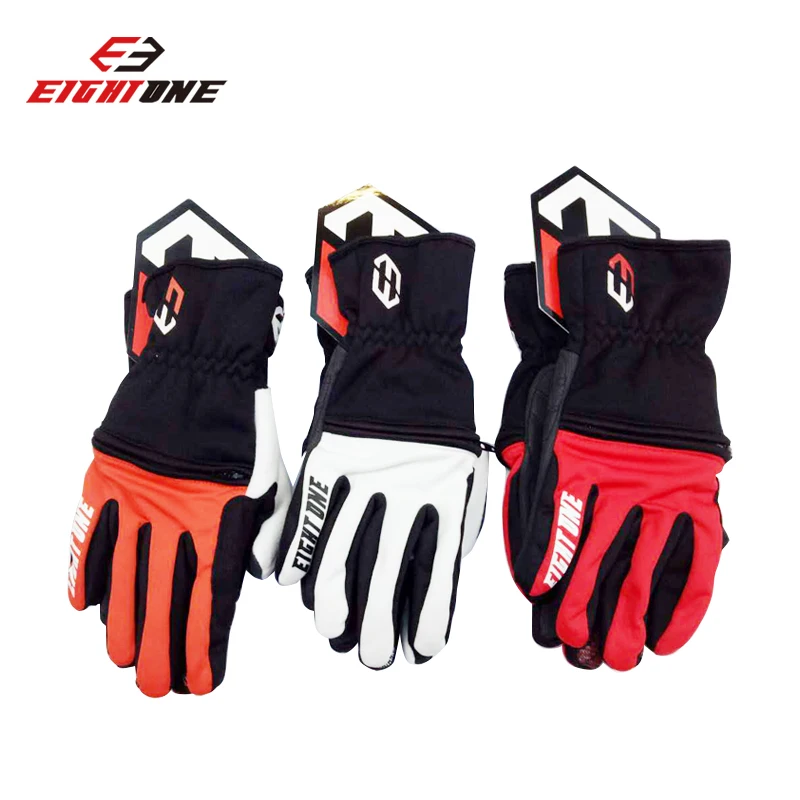 Велосипедные перчатки зимние Утепленные Нескользящие с длинными пальцами для