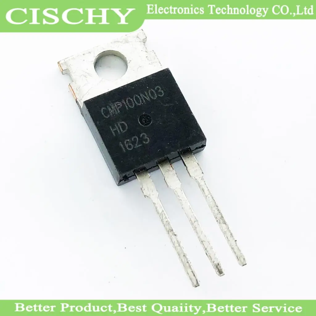 

10pcs/lot CMP100N03 100N03 30A 100V MOS FET tube TO-220 original authentic