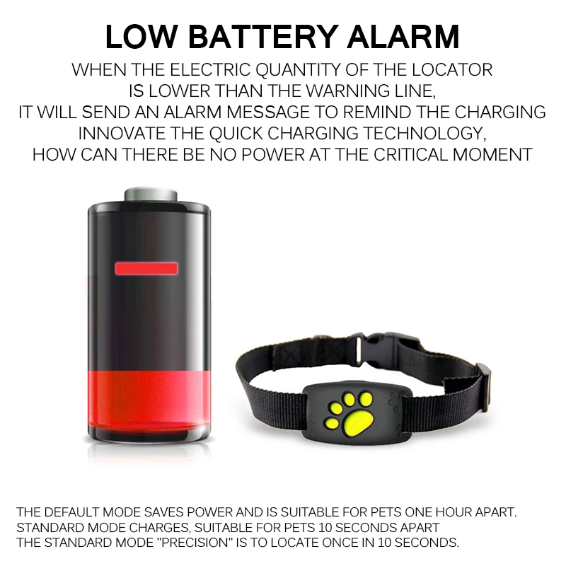 Водонепроницаемый GPS трекер для кошек с ошейником мини собак домашних животных