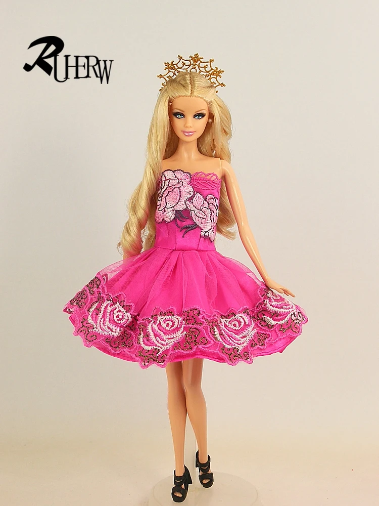 Новинка 2020 летнее балетное платье Одежда для куклы Барби модное короткое