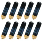 2510 шт. ABBREE AR-805S Mini, короткая женская Двухдиапазонная обработанная антенна SMA для Baofeng