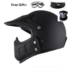 Мотоциклетный шлем Cafe шлем для гонщика, модульные матовые черные мотоциклетные шлемы на все лицо