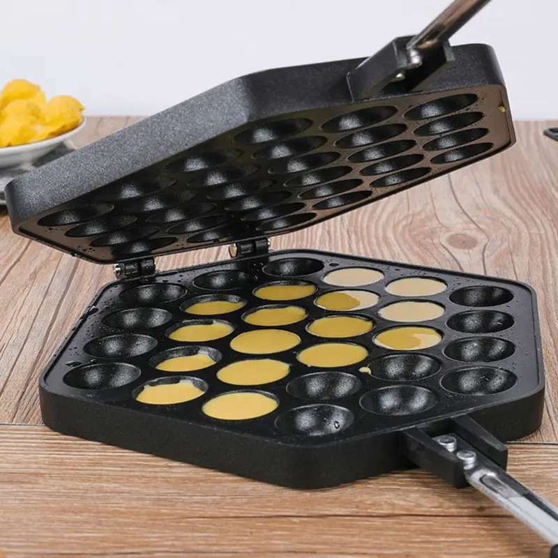 

Non Stick Egg Waffle Maker Mold Household Kitchen Cake Bubble Puff Mould Oven Breakfast Machine Bakeware