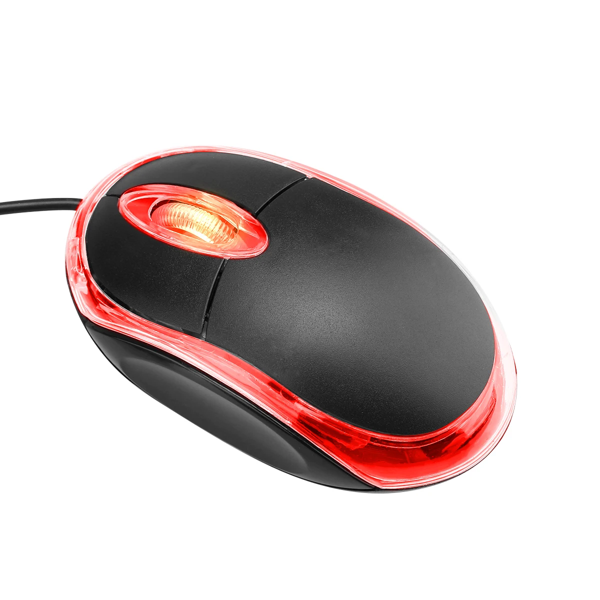 USB светодиодная оптическая мышь проводная для ноутбука компьютера ПК мини с