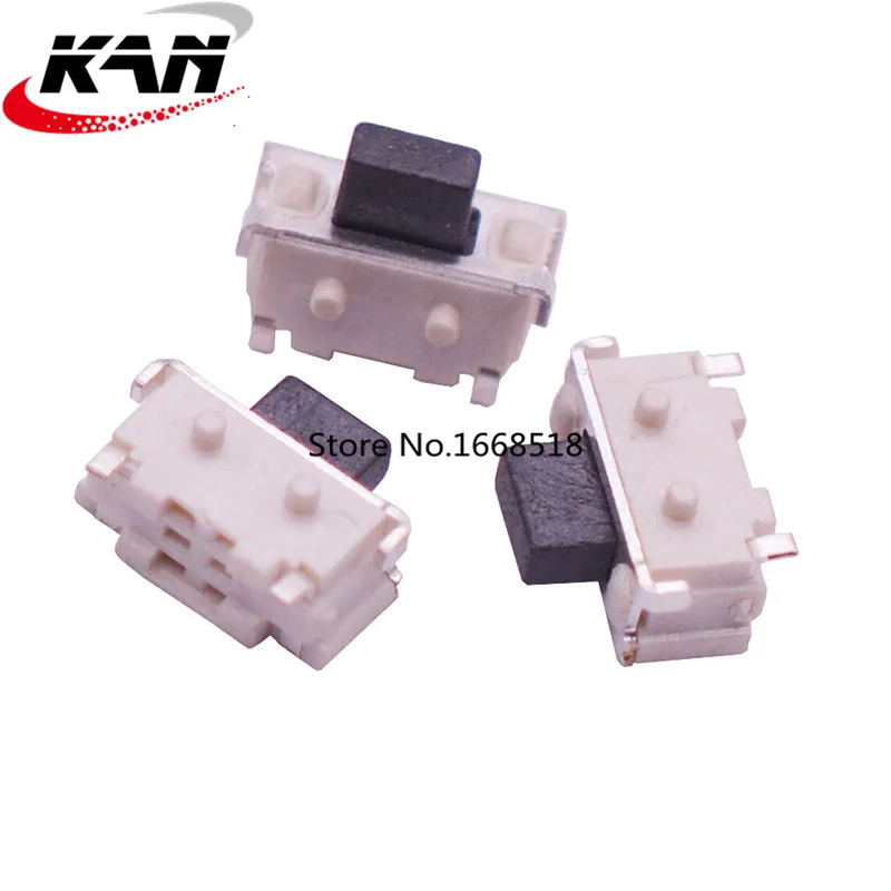 100 шт./лот 2x4x3 5 мм 2*4*3 сенсорный переключатель SMD MP3 MP4 MP5 выключатель питания для