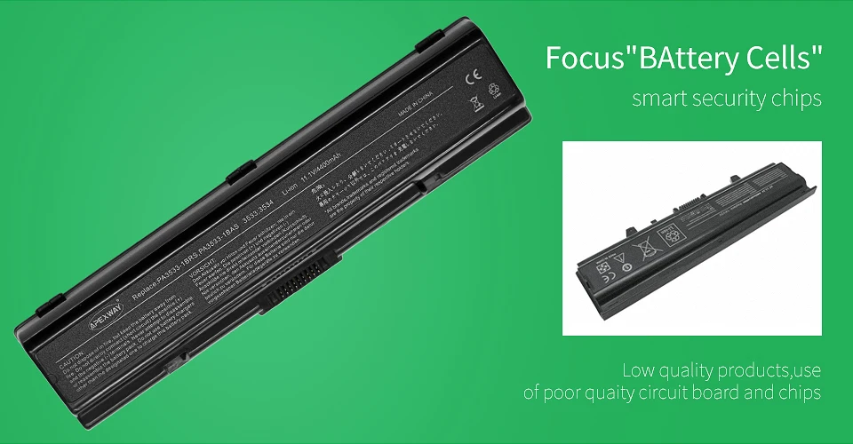 4400mAh лаптоп с Батарея для Toshiba Satellite PA3534 L455D L500 L500D L505 L505D L550 L550D L555 L555D M200 Pro A200 A210 A300