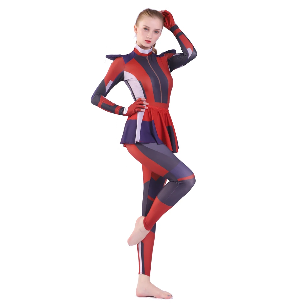 Женские вечерние костюмы Red evie Descendants маскарадный костюм Одри маль для Хэллоуина |