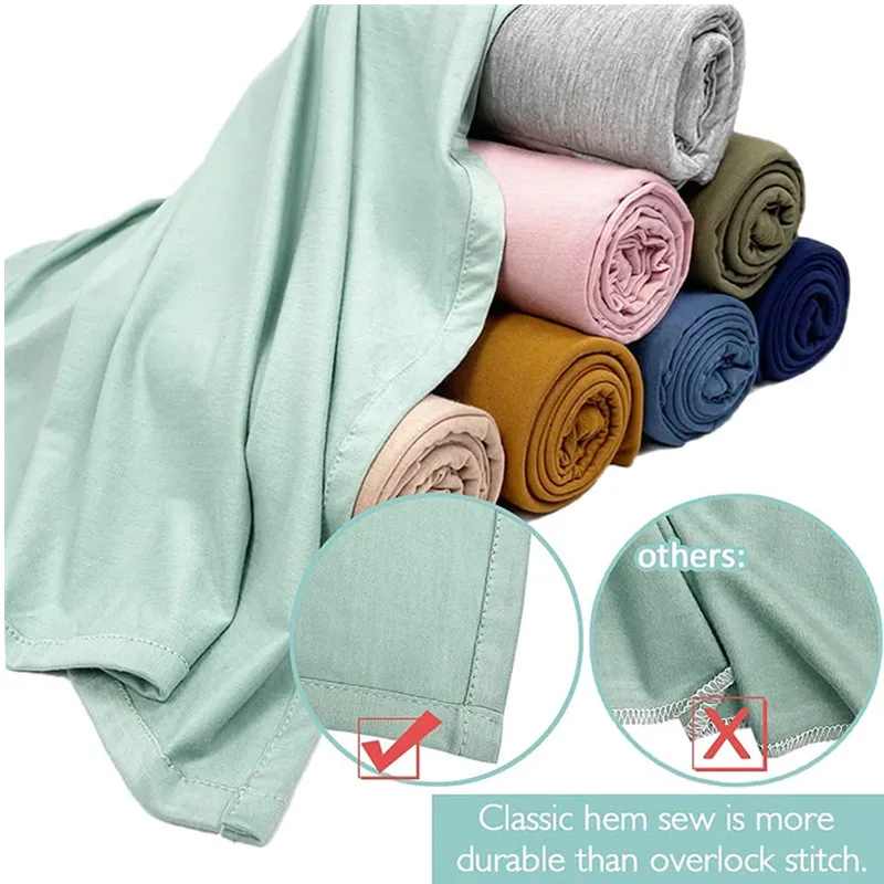 Одеяло и шапка для новорожденных трикотажный комплект мальчиков девочек пеленка