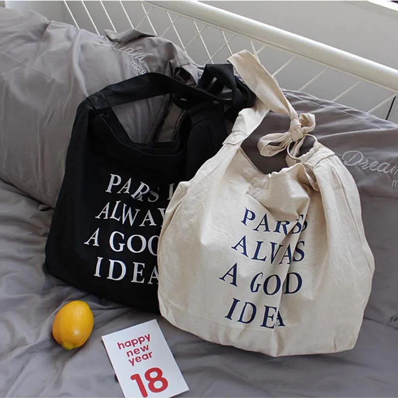 

Wehyah Canvas Bag Large-capacity Messenger Bag for Woman Handbags Oversize Letter Clutch Purse Bags Casual Shoulder Bag ZY078