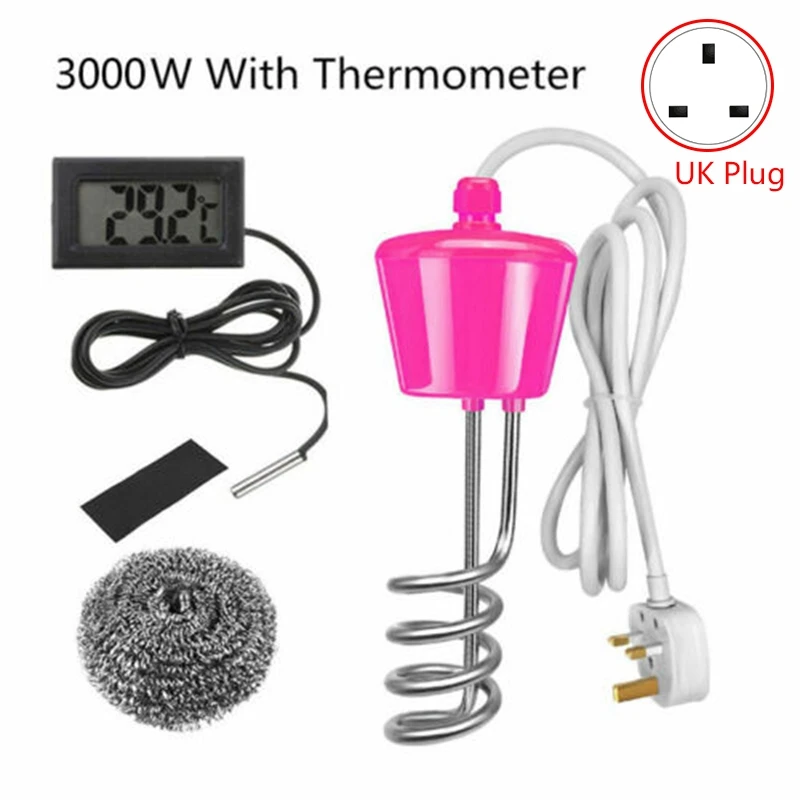 Подвесной погружной электрический водонагреватель 3000 Вт бойлер для ванной