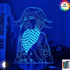 Светодиодный ночсветильник Danganronpa Kokichi Oma, акриловая 3d лампа для украшения спальни, подарок для детей