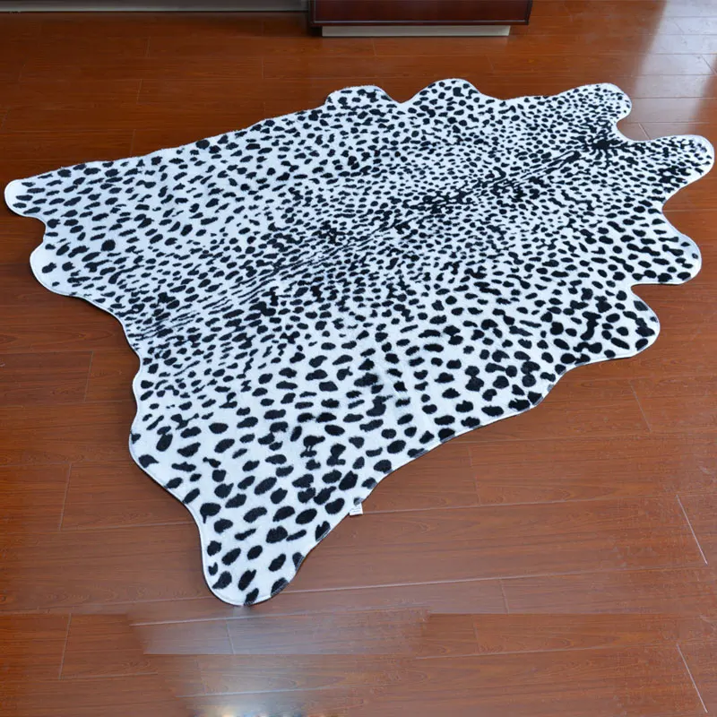 OIMG коврик из коровьей шкуры воловьей кожи ковры для гостиной спальни полиэстера 1