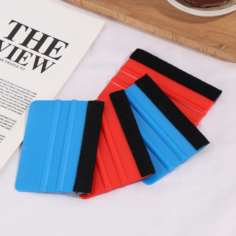 

2pcs Vinyl Wrap Car Film Install Squeegee Carbon Fiber Wrapping Tool Auto Foil Window Tint Scraper Household Car Cleaning Tool