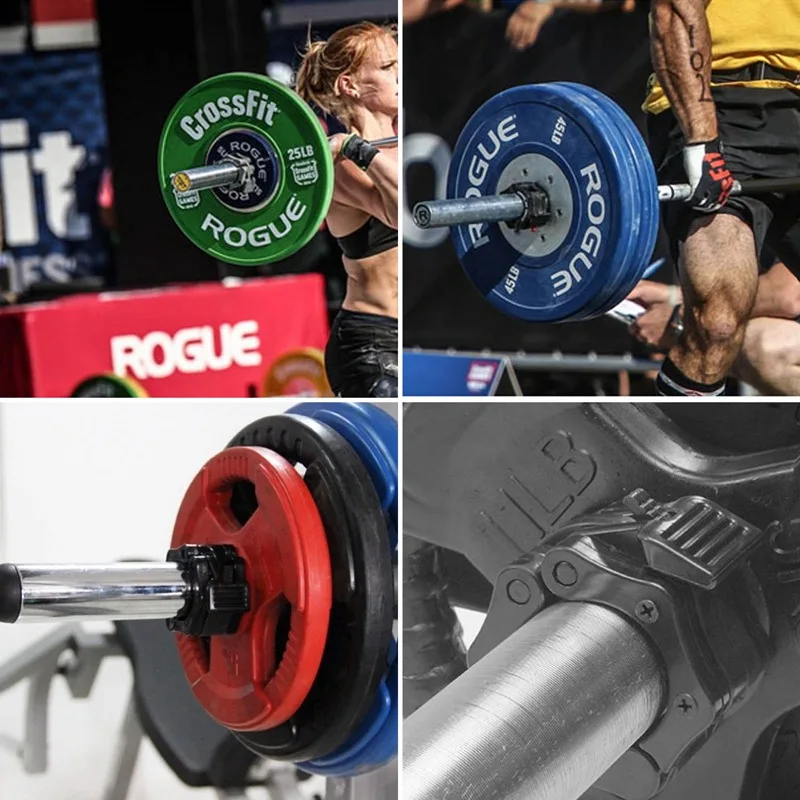 

Olympic Barbell Bar Dumbbell Nut Fixing Clip Buckle Snap Spring Anti Slip Quick Release Locking Lifting Weight Barbell Training