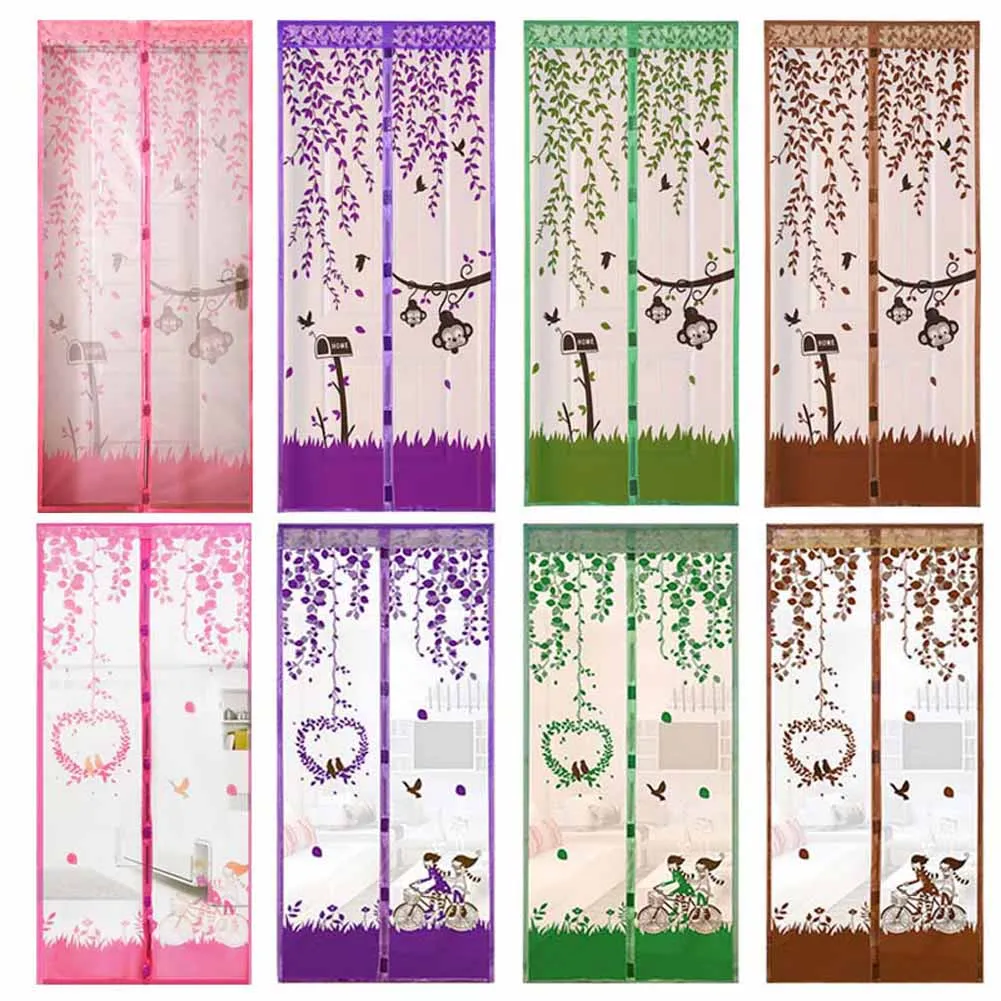 Домашние Магнитные шторы москитная сетка на дверь окно с магнитами