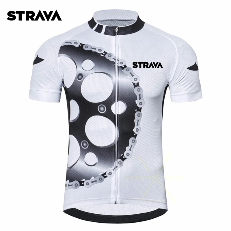 

Strava Short Sleeve Cycling Jersey Breathable Quick Dry Cycling Jersey Men Bicycle Motorcycle Jersey Mtb Road Bike Jersey Shirt