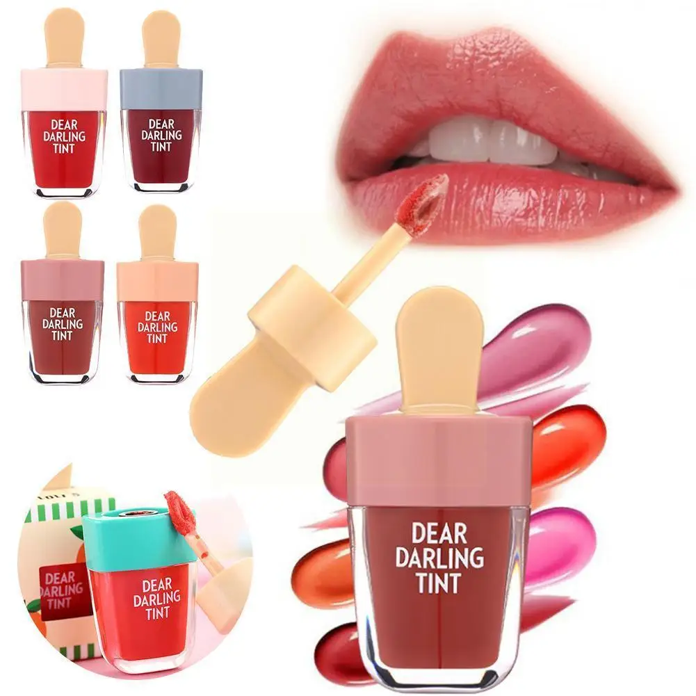 

5 Colors Mini Cute Design Lip Gloss Mattte Velvet Long Glaze Air Lasting Glitter Makeup Waterproof Moisturize Lip Shining A0x3