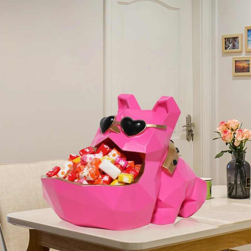 

Nordic Dog Koala Statue Remote Control Storage Box Resin Animals Art Sculpture Home Decoration Accessories R2498