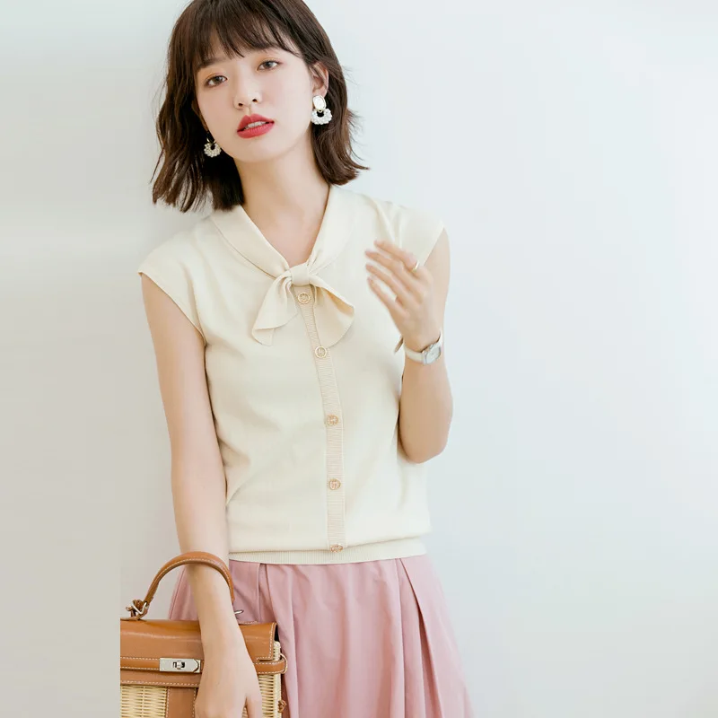 

Elegant Viscose Fiber Sweater Women V-neck Pullover 2020 Spring and Summer New Long-Sleeved All-match Temperament Top