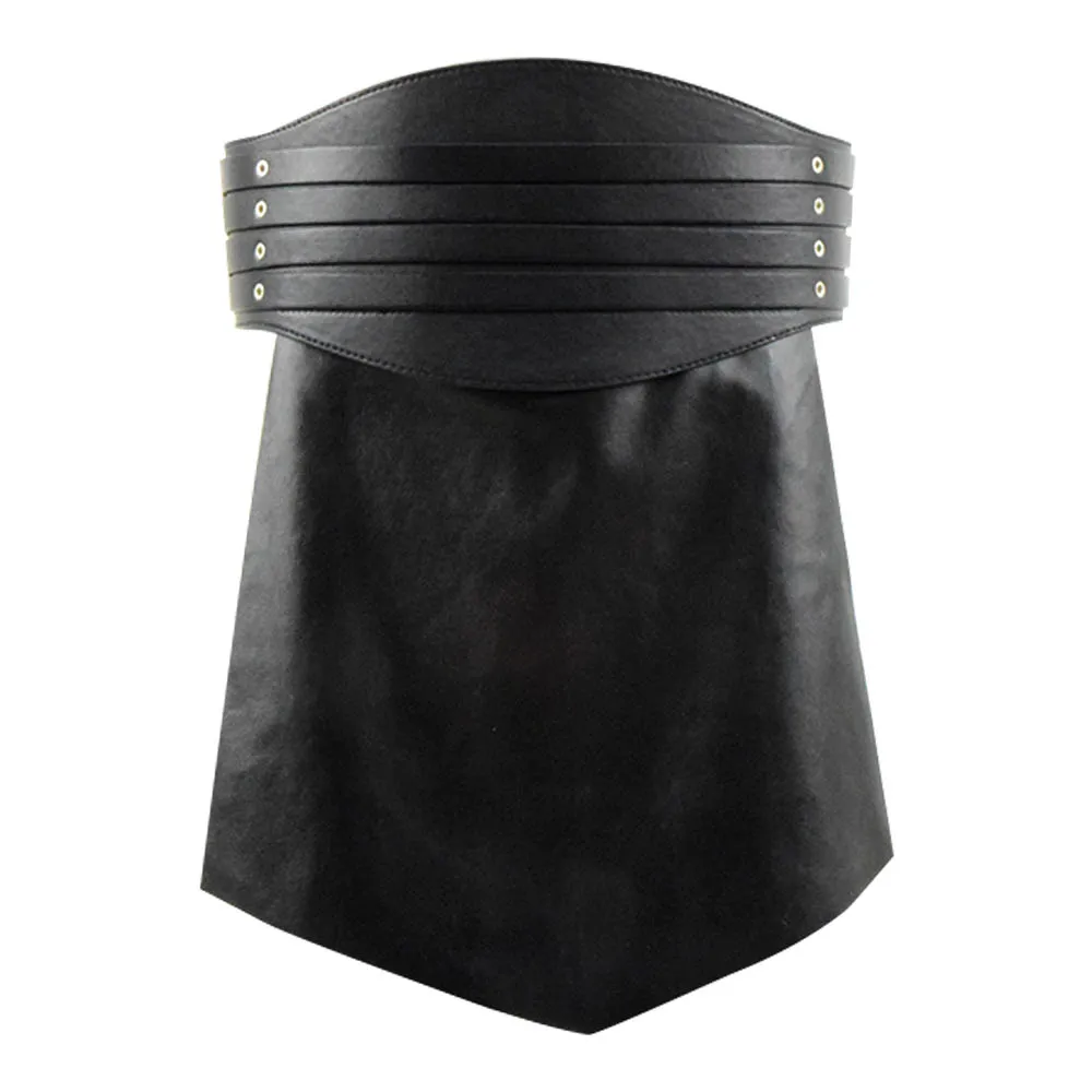Реквизит для косплея черного цвета из искусственной кожи | Тематическая одежда и