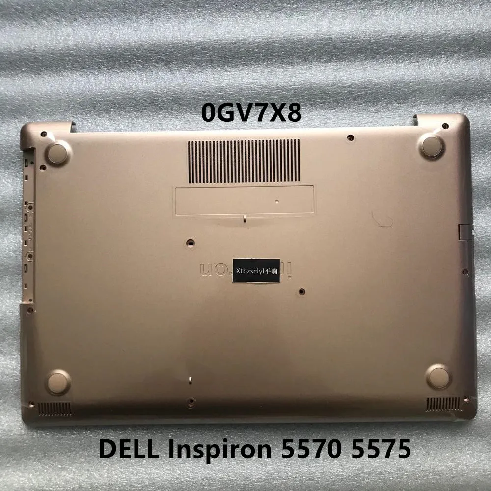 

New For Dell Inspiron 15 5570 5575 laptop case gold D bottom case lower cover with optical drive 0GV7X8 GV7X8