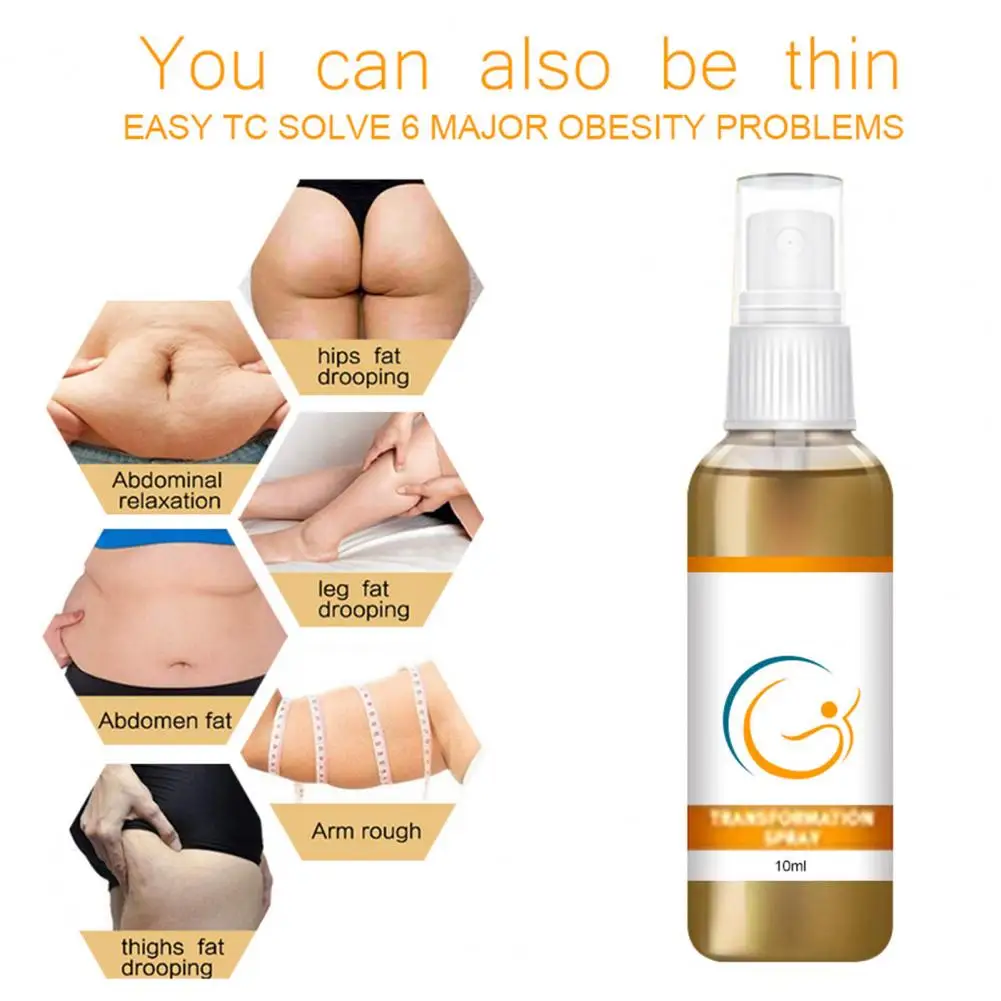 Спрей для похудения тела портативный спрей сжигания жира унисекс 10 мл/30 мл |