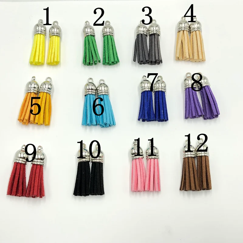 

10PCS/1 Bag Fashion Accessories Handmade Parts Tassel 11 Color Charm Tassel Ornaments