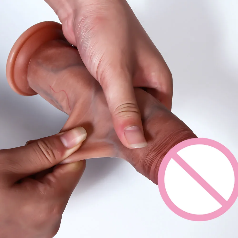 Поступление 7 дюймовых реалистичных фаллоимитаторов скользящий фаллоимитатор